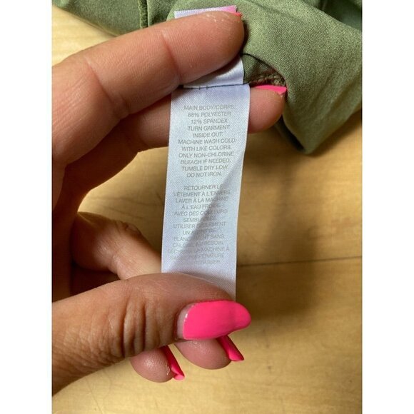 Z By Zella BNWOT Activewear Green Long Hooded Jacket Women Full Zip - Picture 7 of 7